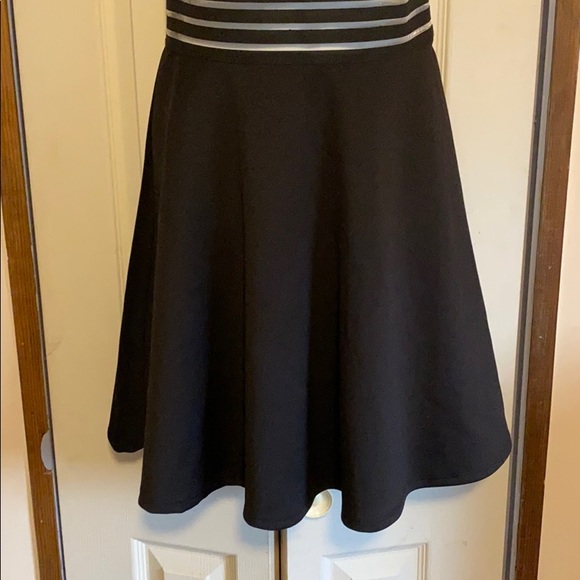 Black Skater Dress - Picture 3 of 4